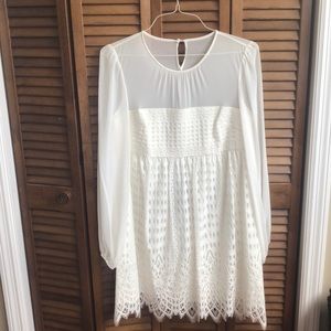 BCBG Maxazria white dress